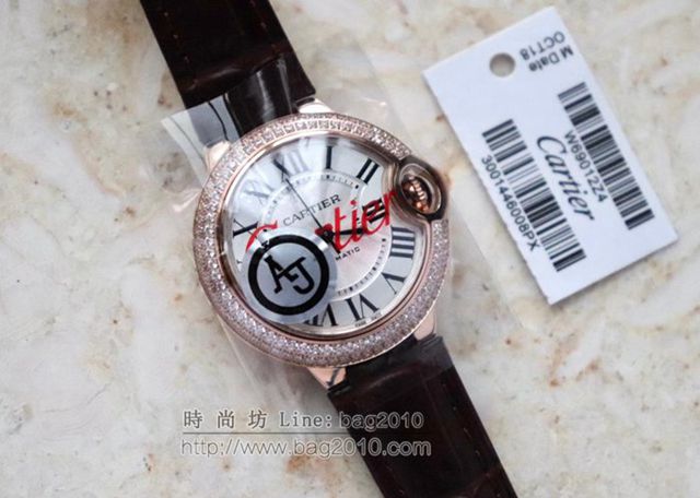 CARTIER手錶 卡地亞藍氣球女表 全新v2版升級 卡地亞機械女表  hds1871